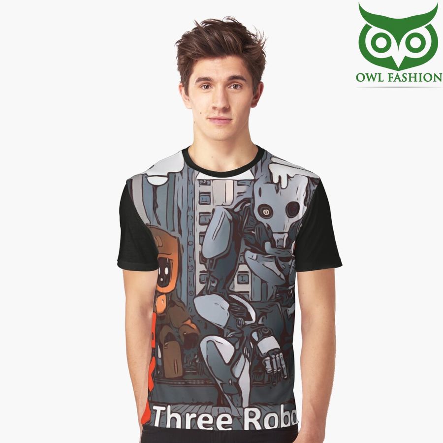 Love death robots Three robots XBOT 4000 T shirt