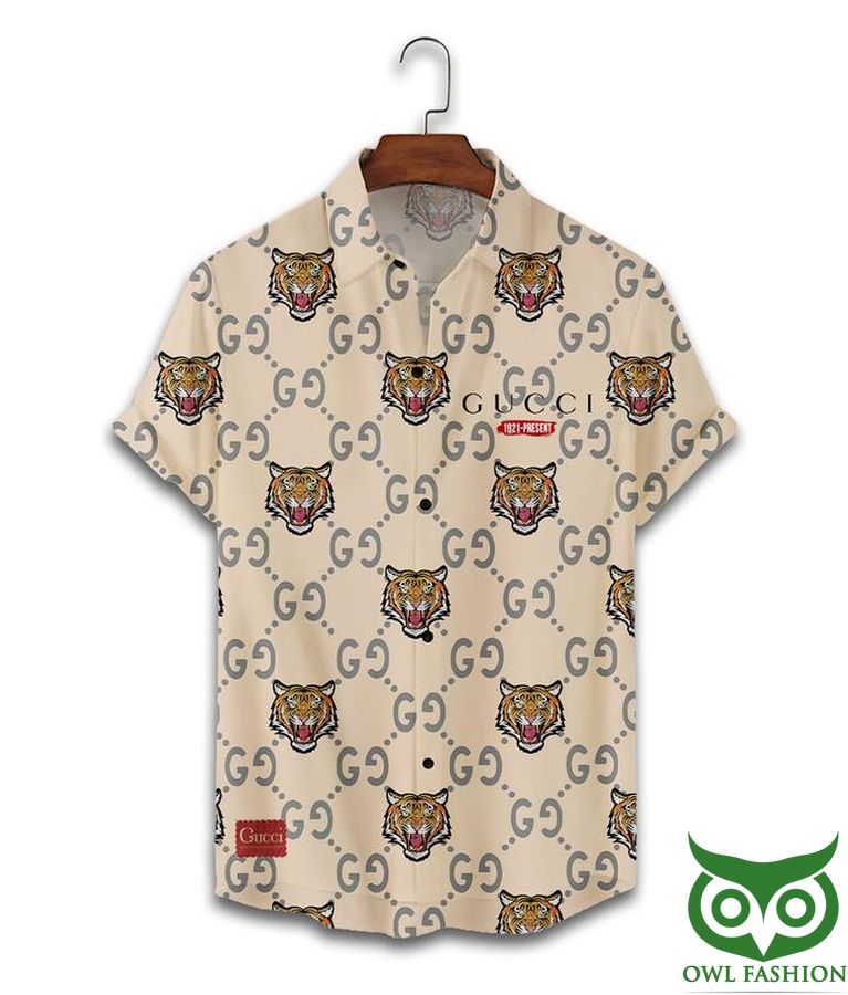 11 Gucci Tiger Logo Flip Flops And Combo Hawaiian Shirt Shorts