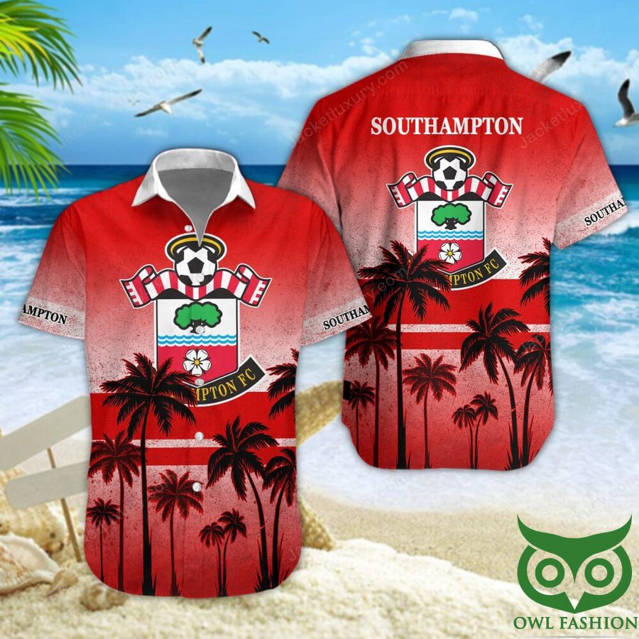 34 Southampton Logo Coconut Red 3D Shirt