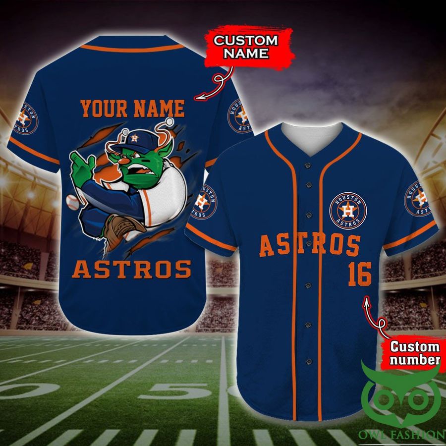 12 Houston Astros Baseball Jersey MLB Custom Name Number