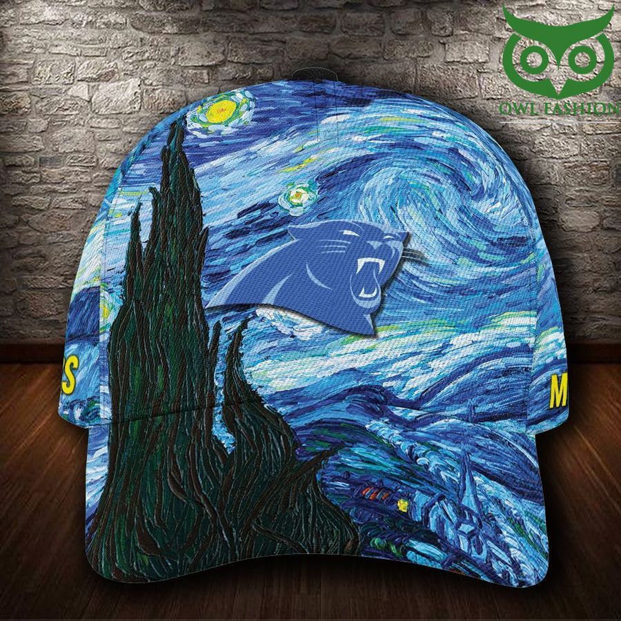 68 Personalized Van Gogh NFL Carolina Panthers 3D limited edition classic cap