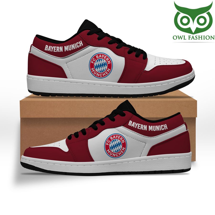 55 FC Bayern Munich Black White Jordan Sneakers Shoes