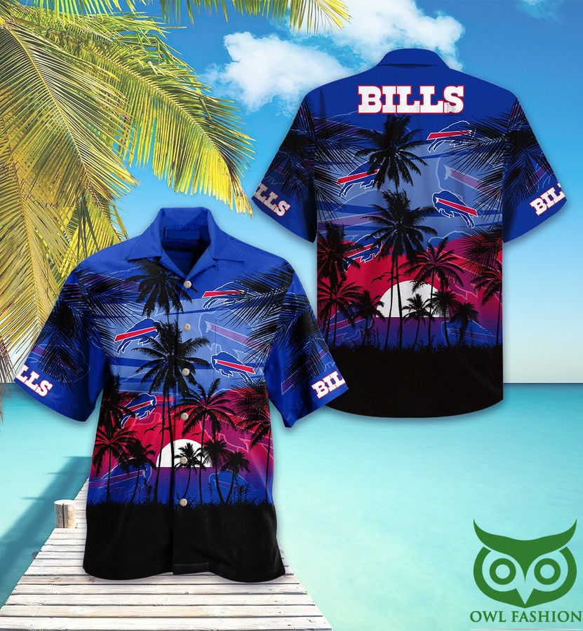 150 Buffalo Bills Coconut Sunset Hawaiian Shirt