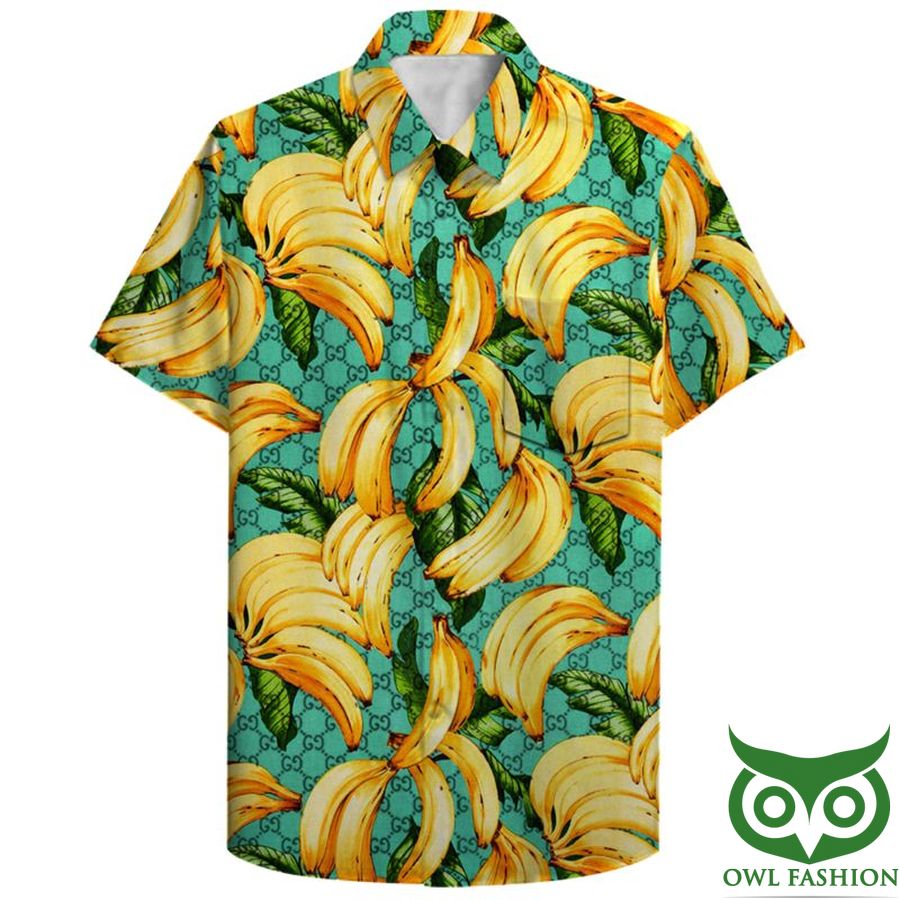 217 Banana Blue Flip Flops And Combo Hawaiian Shirt Shorts