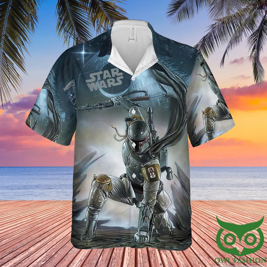 5 Star Wars Boba Fett Art Hawaiian Shirt
