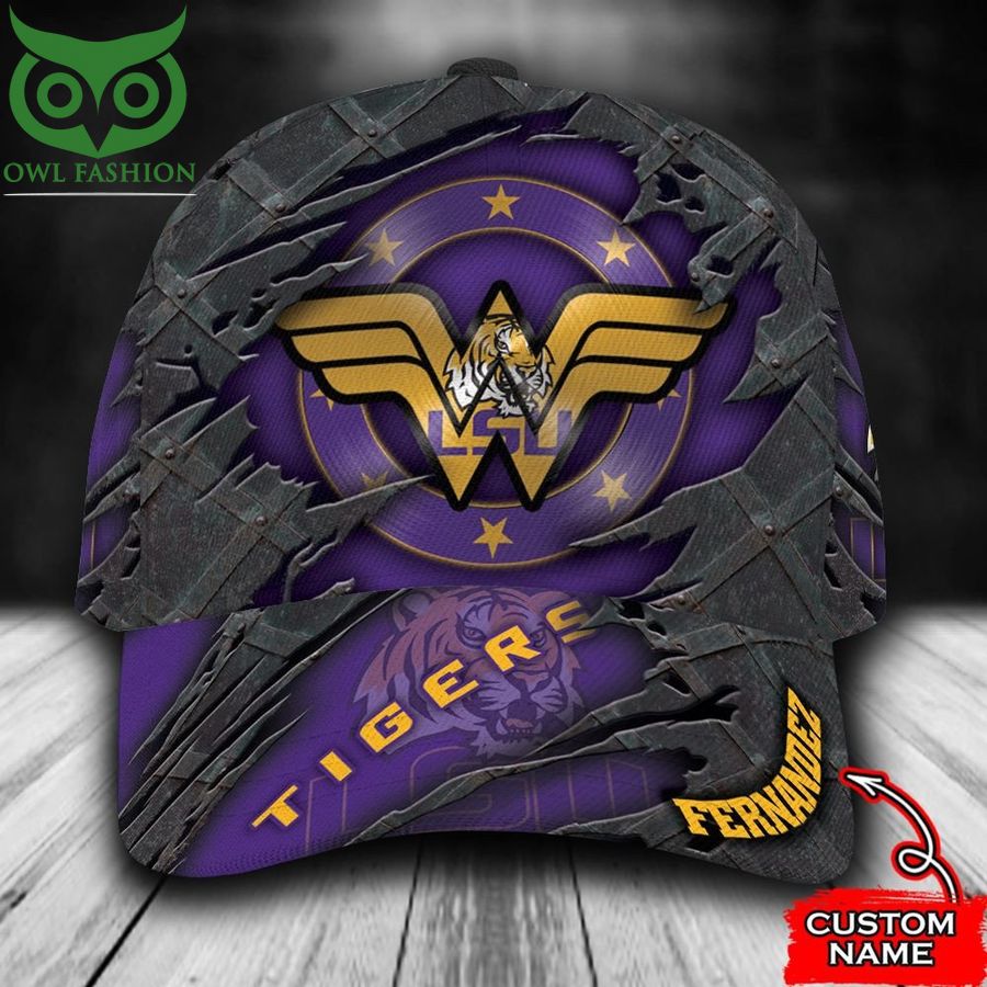 51 LSU Tigers Classic Cap Wonder Woman NCAA1 Custom Name