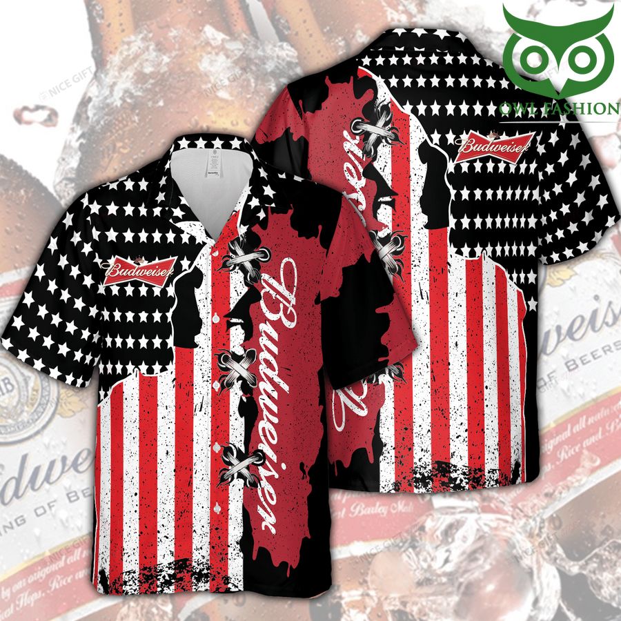 19 Budweiser American vibe ties Hawaii 3D Shirt