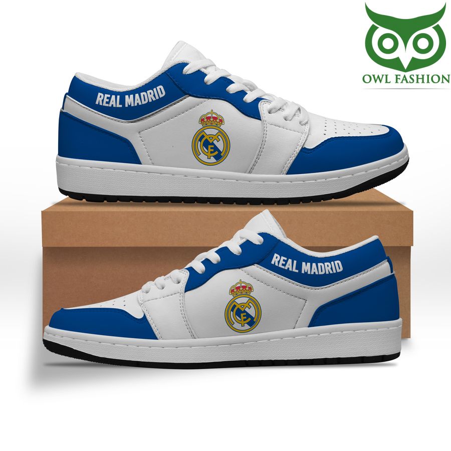54 Real Madrid CF Black White Jordan Sneakers Shoes
