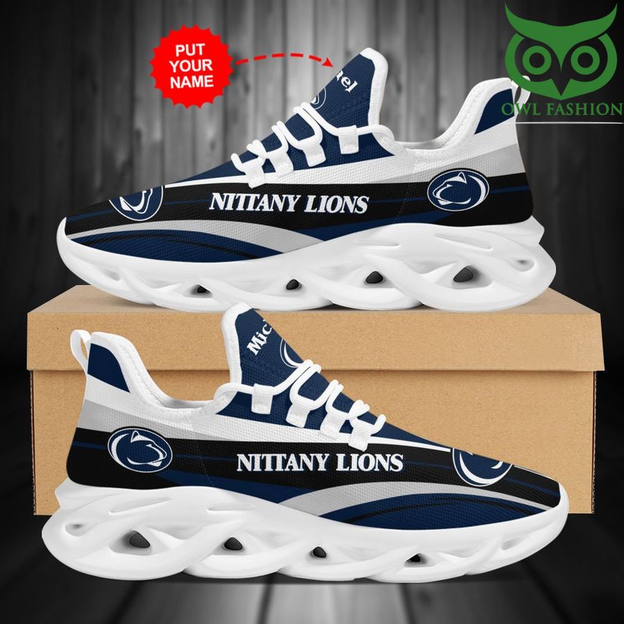 27 Penn State Nittany Lions Shoes Max Soul Luxury NCAA Custom name basketball fans