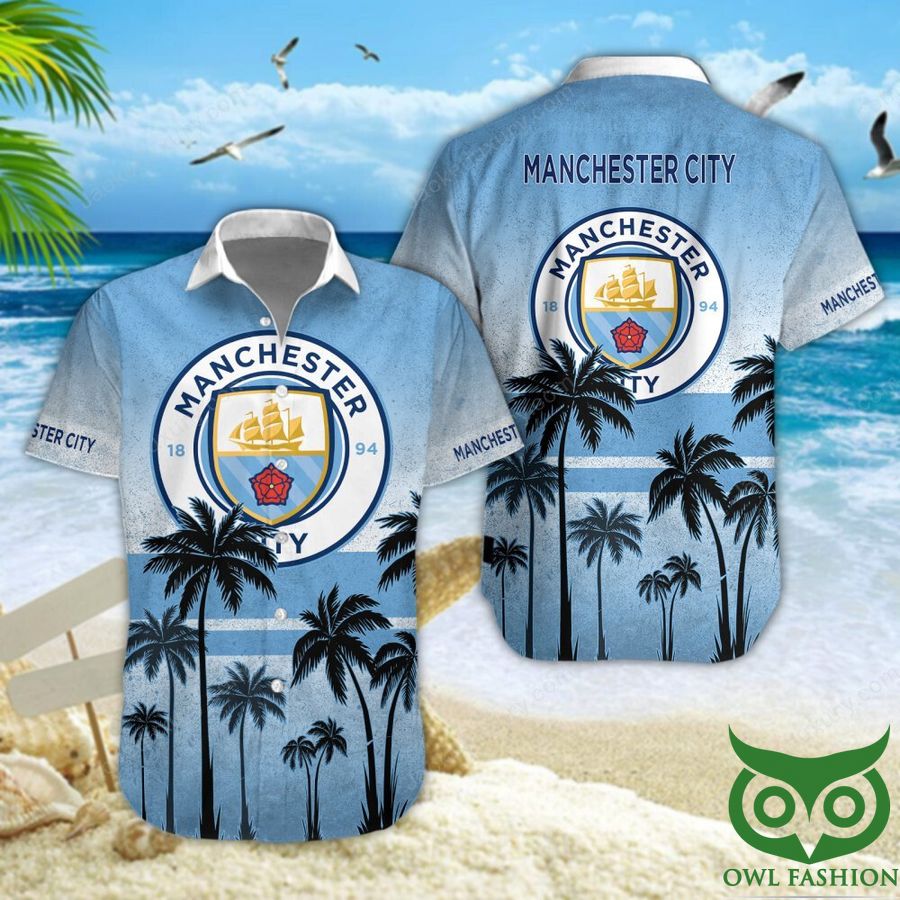 122 Manchester City F.C Coconut Light Blue 3D Shirt