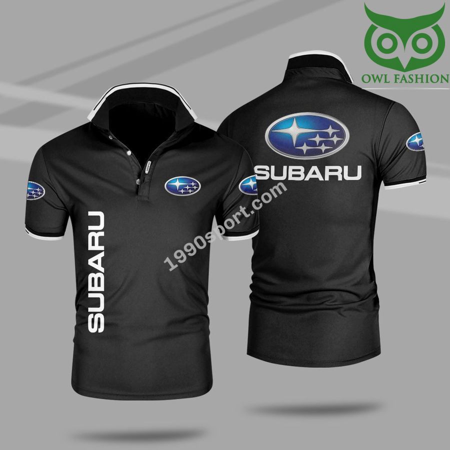 592 Subaru brand logo classic style 3D Polo shirt