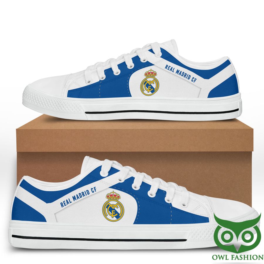 23 Real Madrid CF Black White Low Top Shoes For Fans