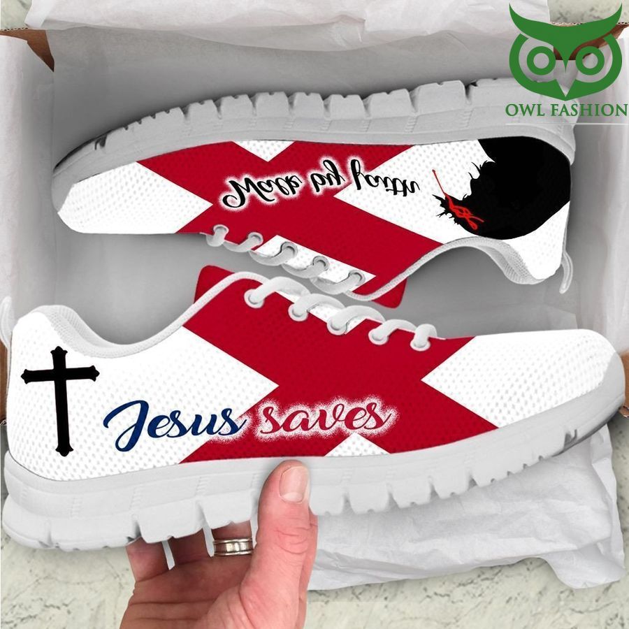 Alabama Jesus Walk By Faith Men Sneakers Shoes