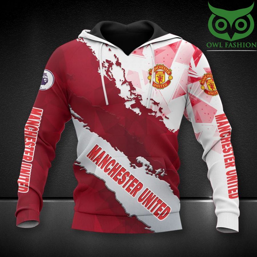 88 Manchester United color faded red 3D Shirt