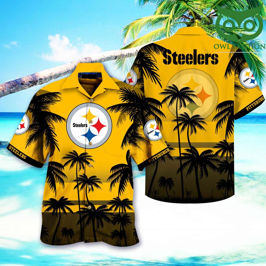 23 PREMIUM Pittsburgh Steelers NFL dawn HAWAIIAN SHIRT
