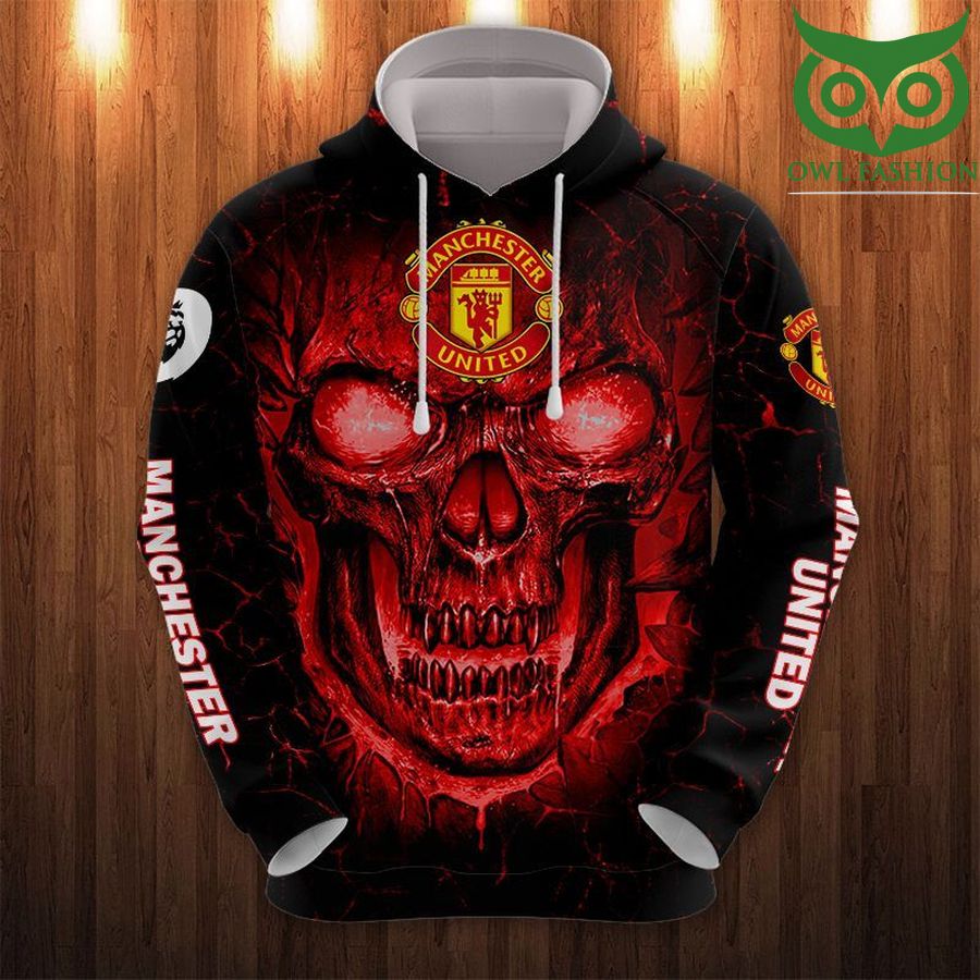 133 Manchester United red skull 3D Shirt