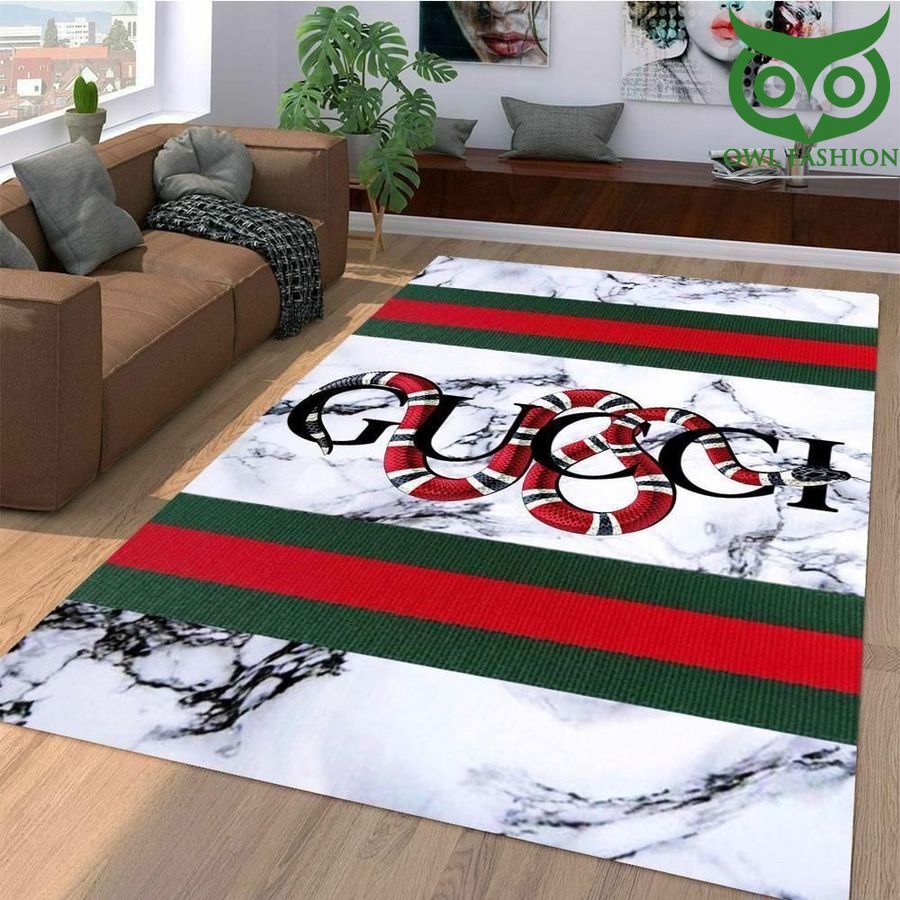 50 Gucci Area Rug big snake pattern Floor Home Decor