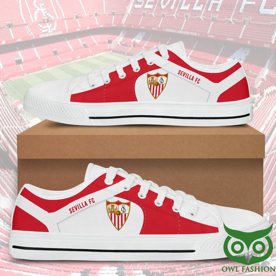 3 Sevilla FC Black White Low Top Shoes For Fans