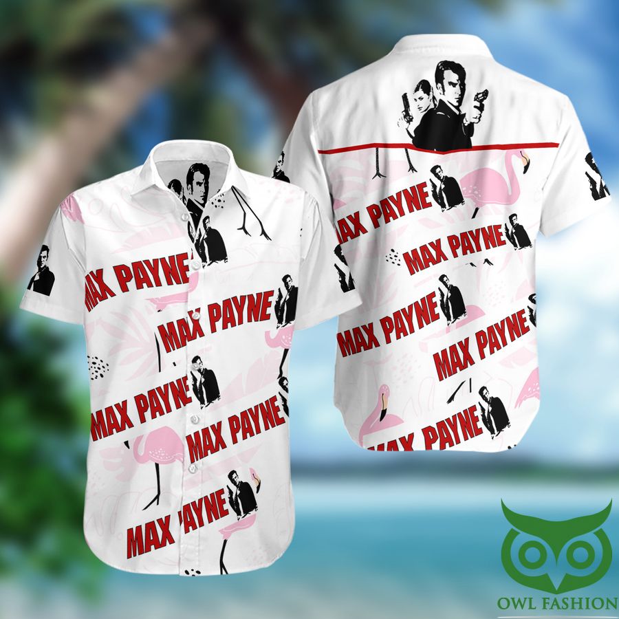 13 Max Payne Flamingo Hawaiian Shirt