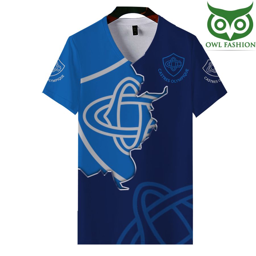 550 Castres Olympique signature 3D Full Printing Hawaiian Shirt Tshirt Hoodie
