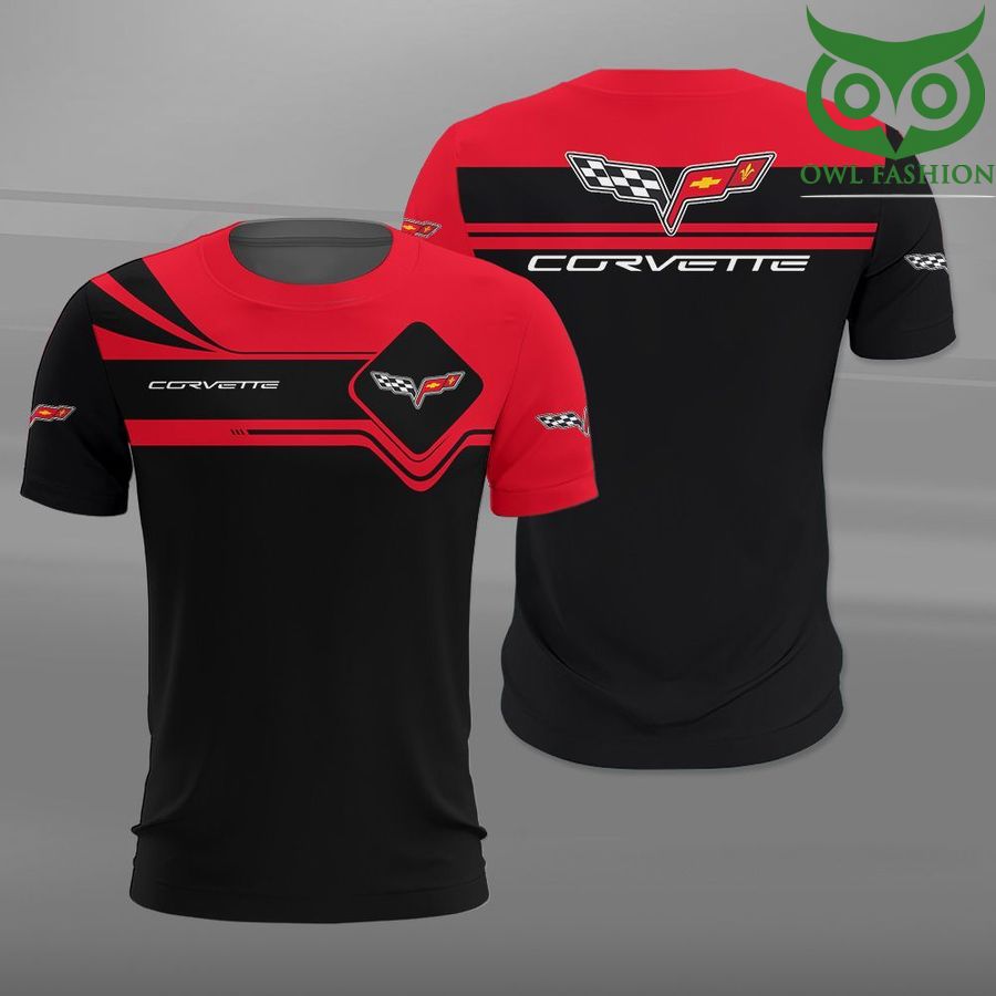 Chevrolet Corvette signature colors logo luxury 3D Shirt full printed