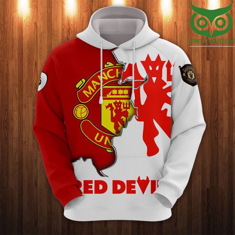 58 Manchester United red devil logo 3D Shirt
