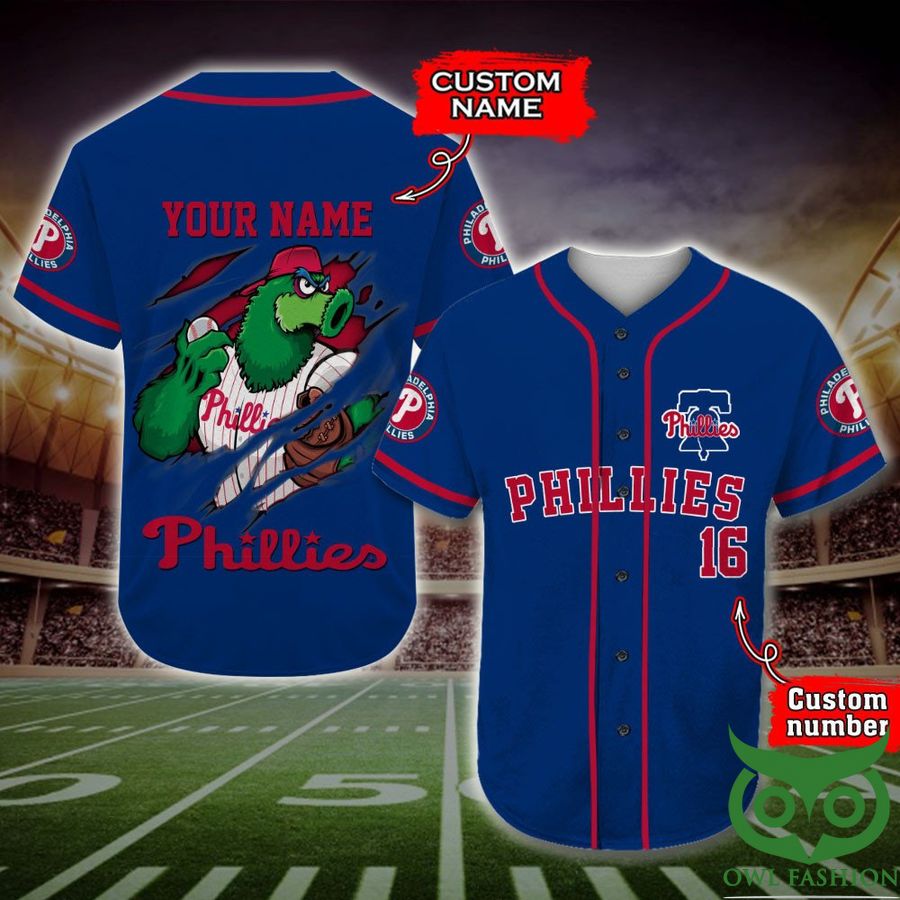 5 Philadelphia Phillies Baseball Jersey MLB Custom Name Number
