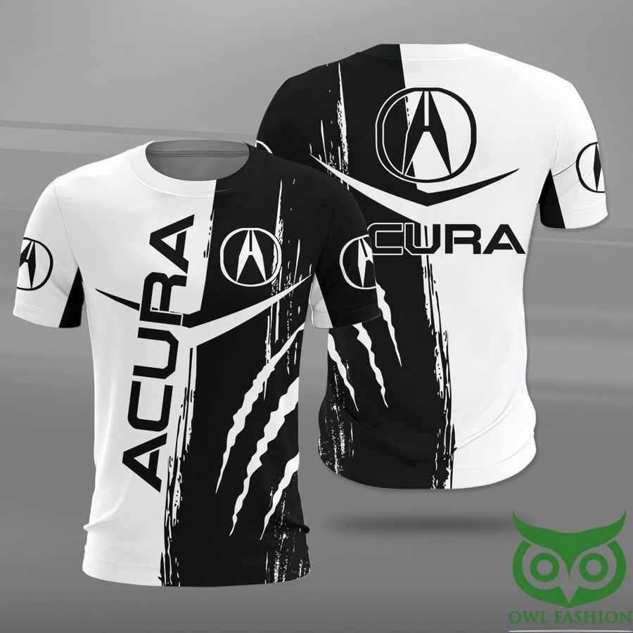 WM00jVPa 17 Acura Logo Black and White 3D Shirt