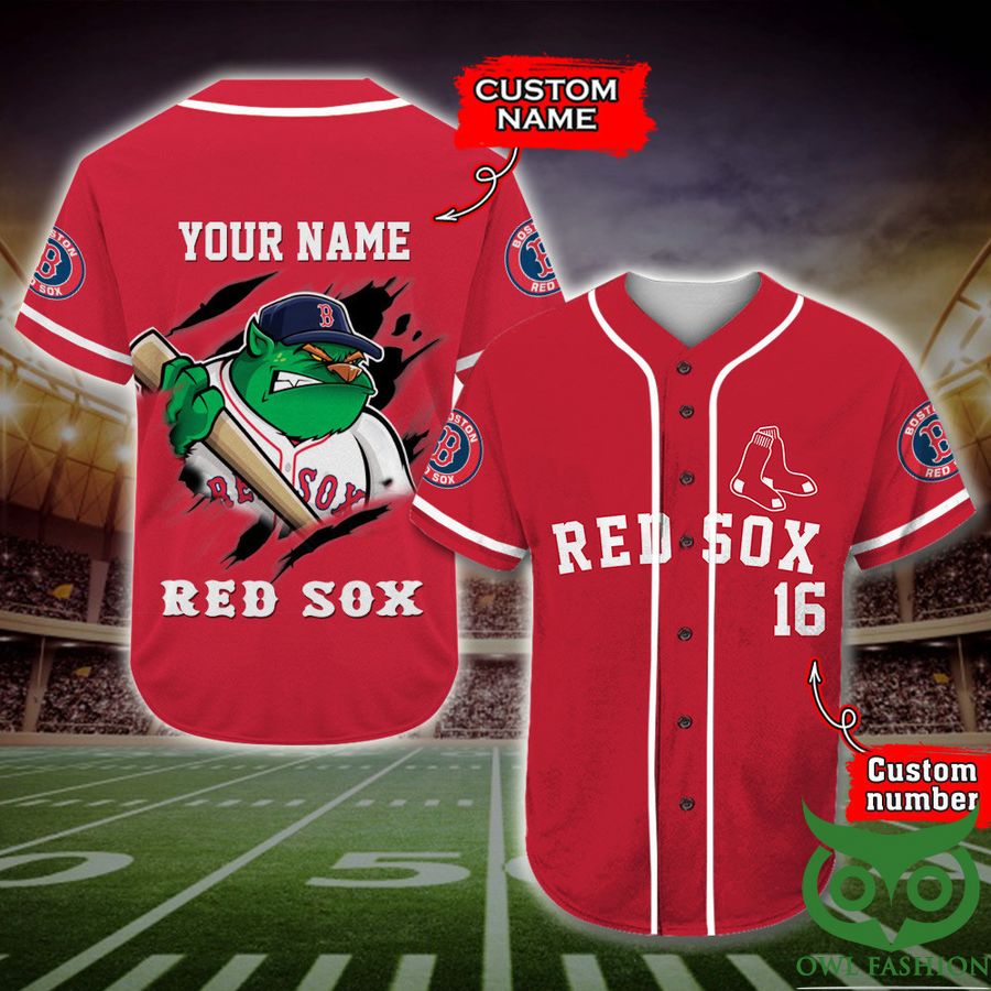 33 Boston Red Sox Baseball Jersey MLB Custom Name Number