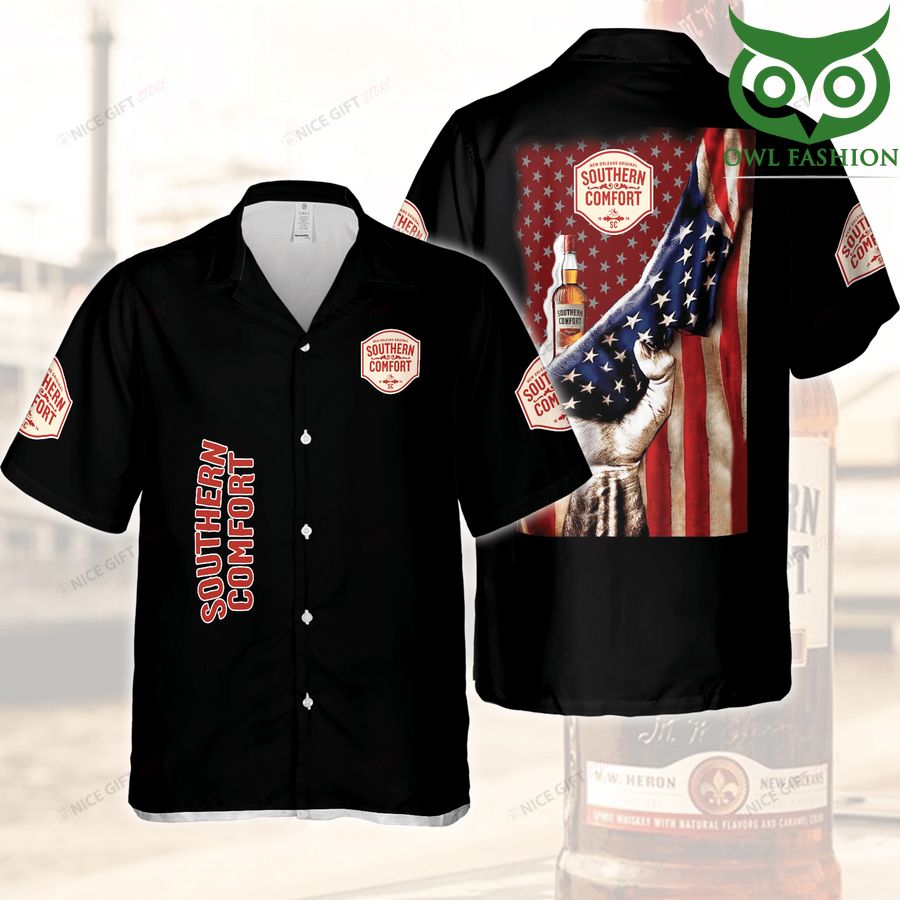 107 Southern Comfort holding American flag Hawaii 3D Shirt