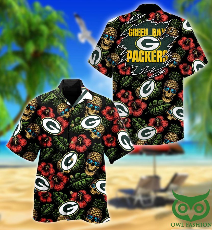 51 Green Bay Packers NFL Pineapple Hawaiian Shirt