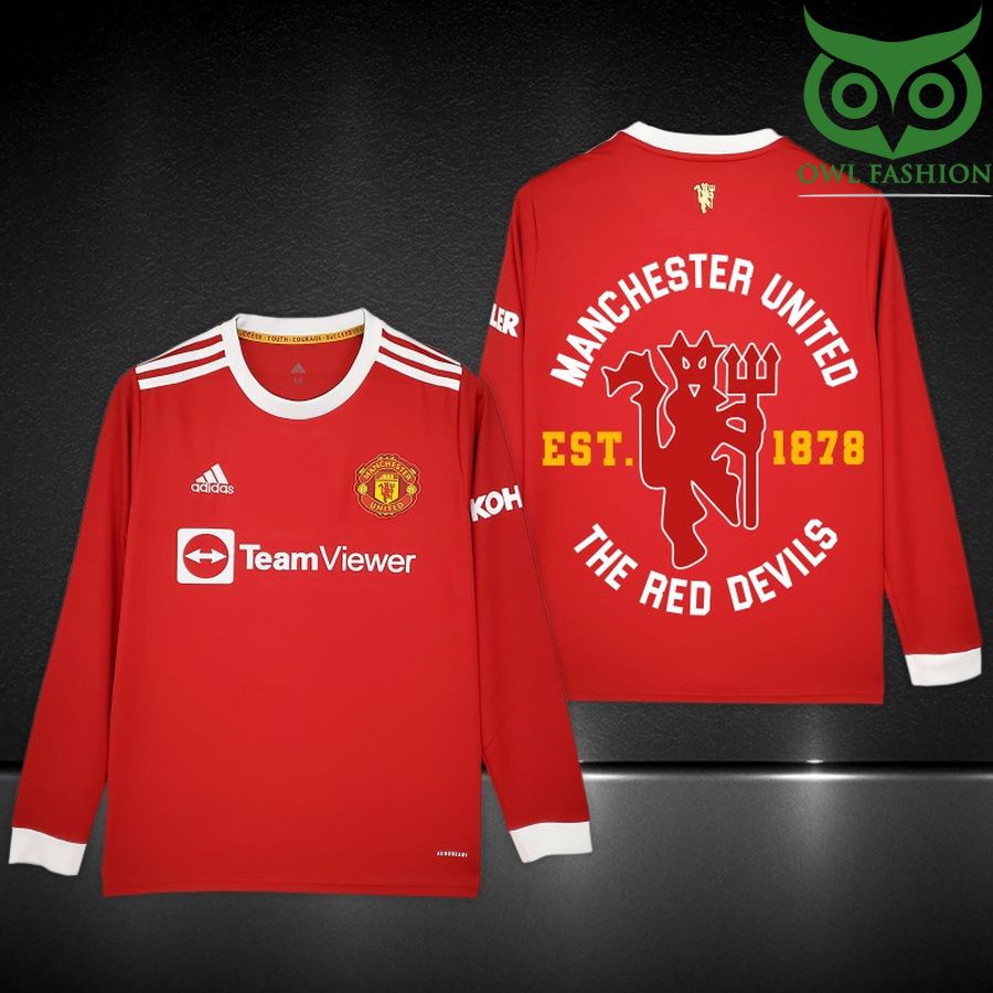 163 Manchester United Team Viewer Adidas The red devils 3D T Shirt