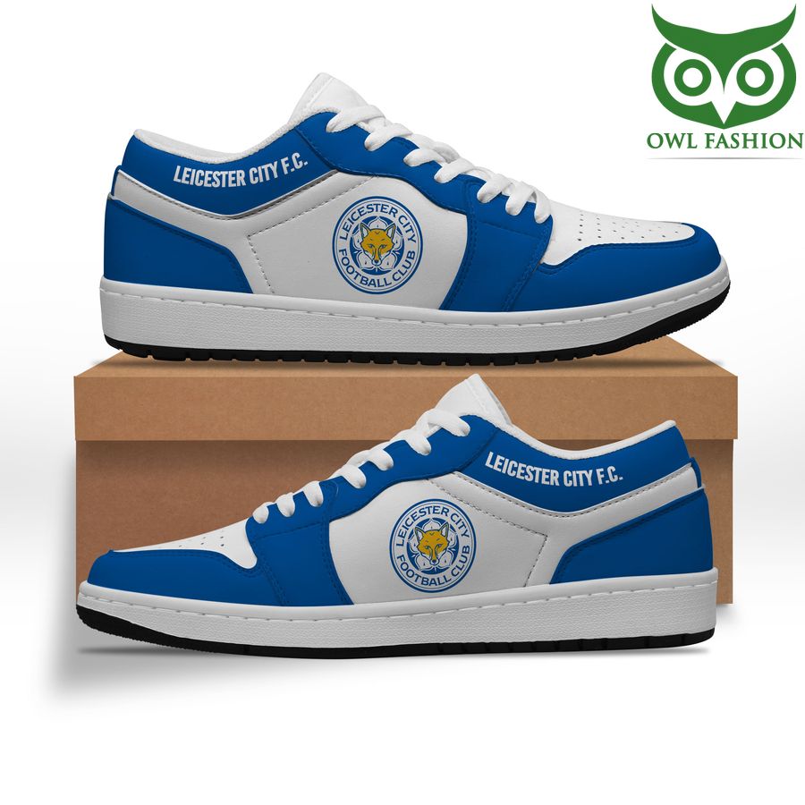 18 Leicester City FC Black White Jordan Sneakers Shoes