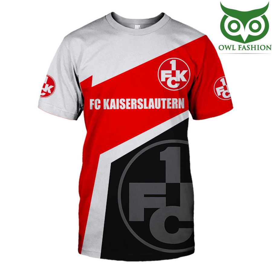 173 FC Kaiserslautern red white 3D Full Printing Hawaiian Shirt Tshirt Hoodie