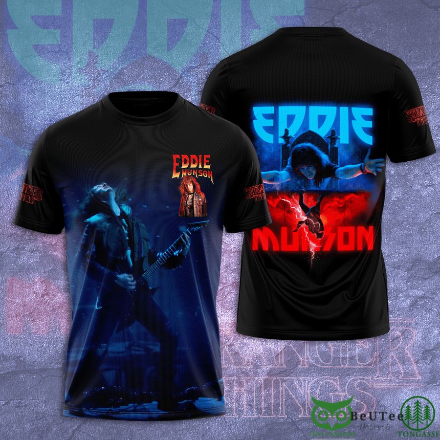 23 Eddie Munson Music Black 3D Tshirt