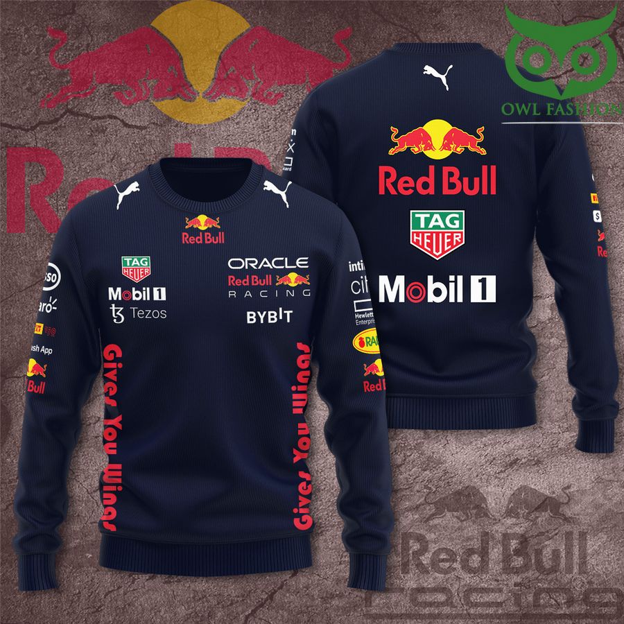 79 Redbull Racing Tag Heuer navy 3D shirt