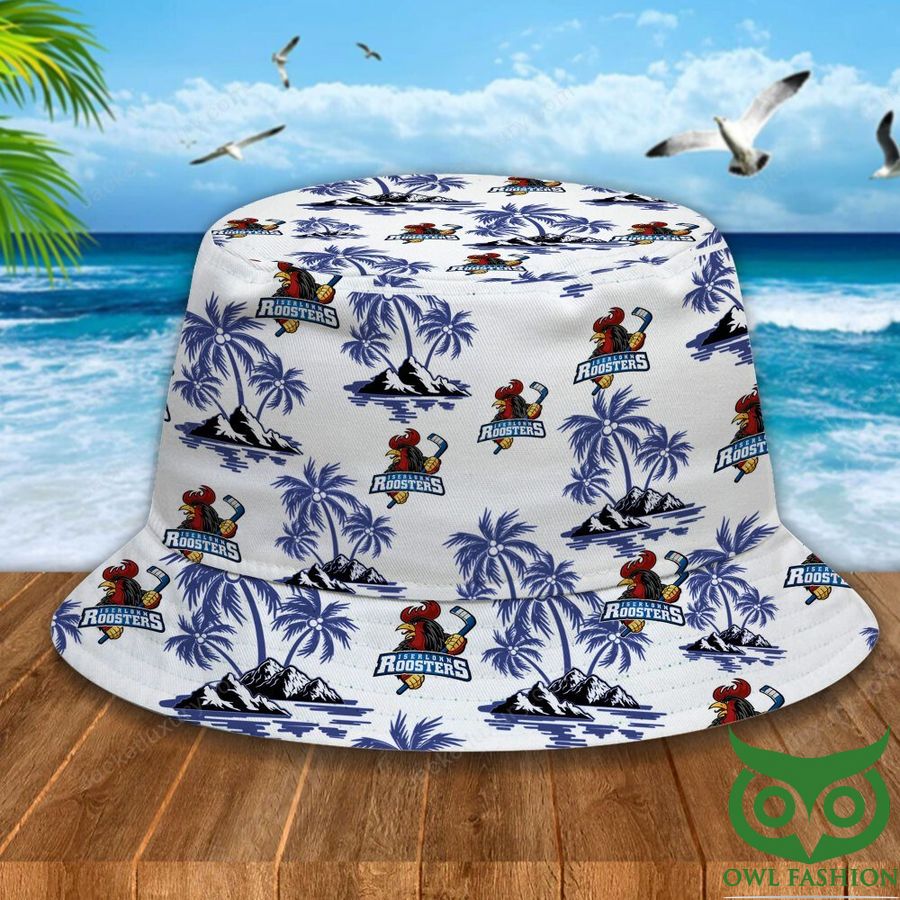 Iserlohn Roosters Blue Palm Tree Bucket Hat