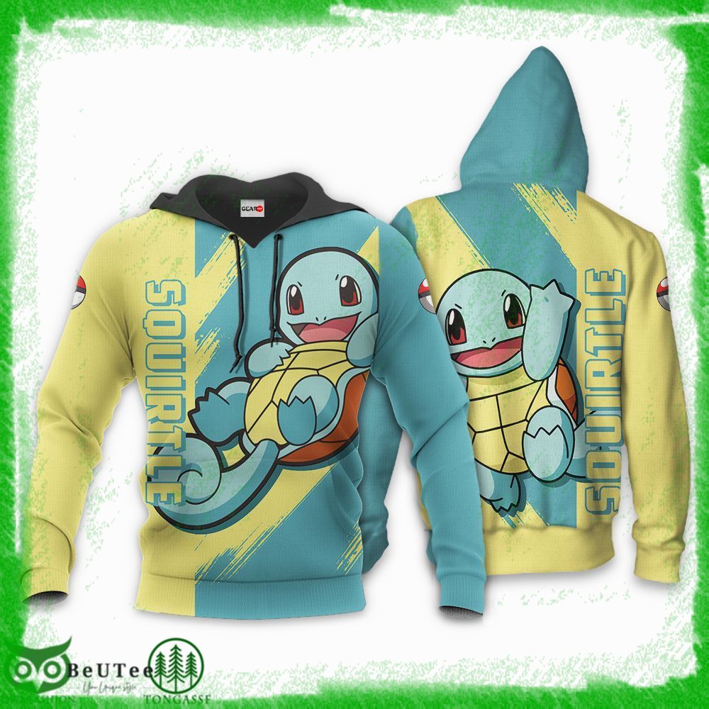 Pokemon Squirtle Hoodie Shirt Anime Ugly Sweater