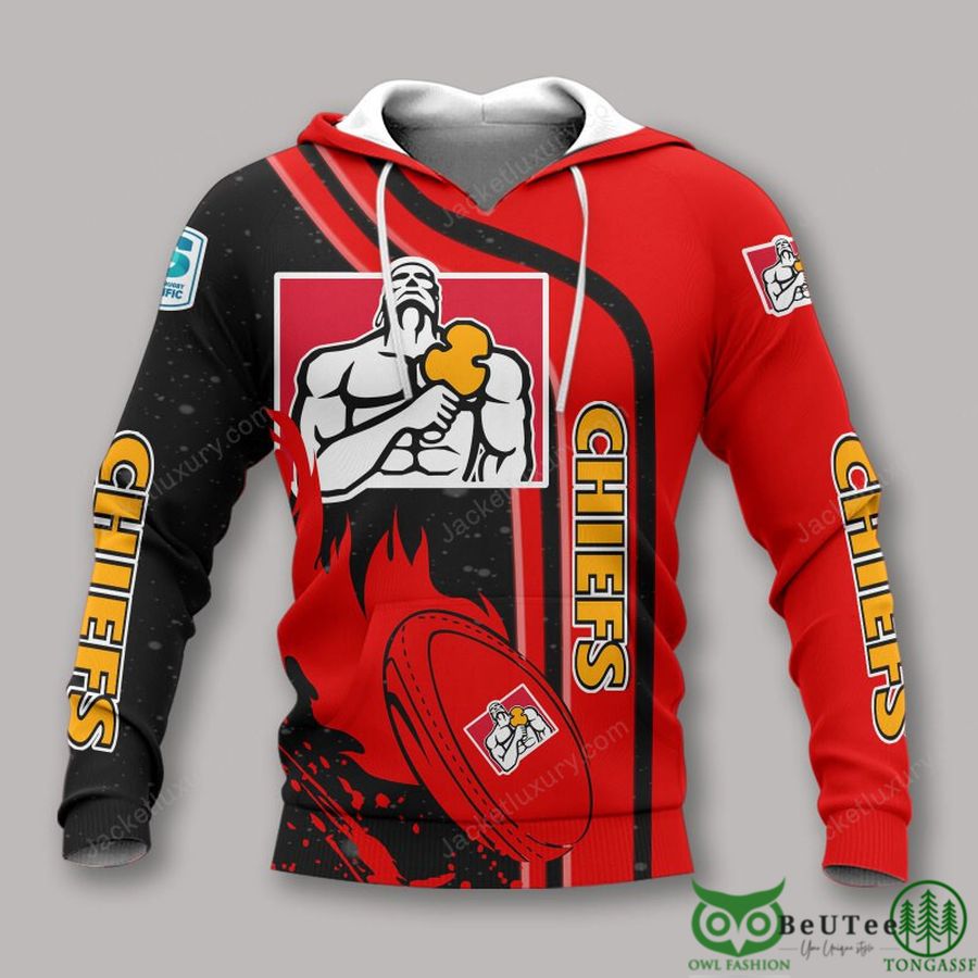 Chiefs Super Rugby Pacific 3D Printed Polo Tshirt Hoodie