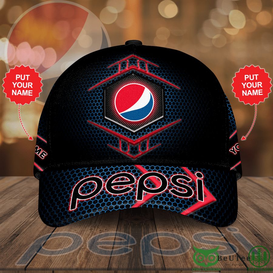 Personalized Pepsi Blue Black Classic Cap