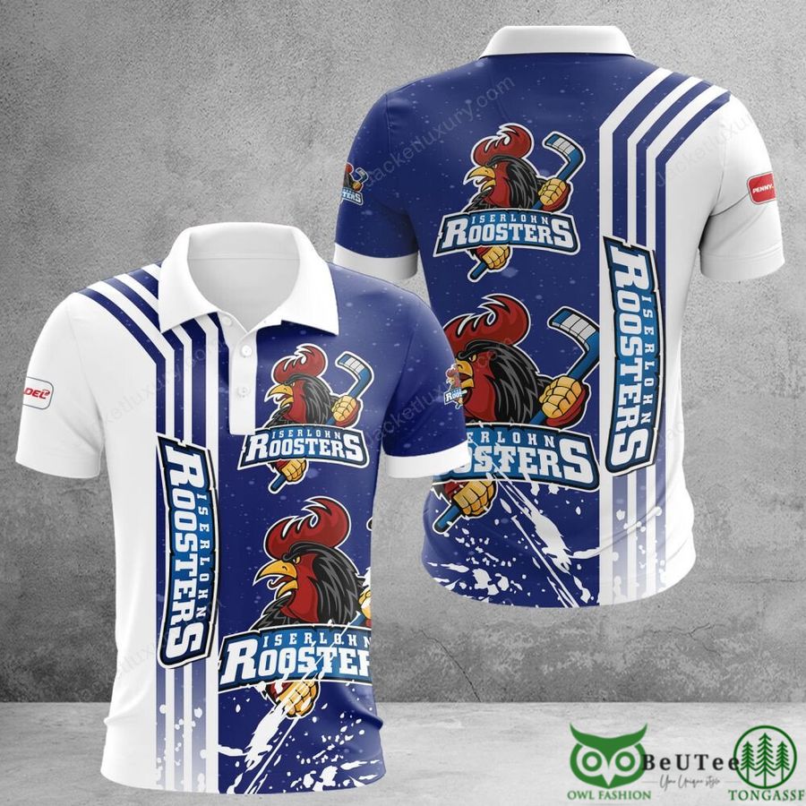 Iserlohn Roosters Deutsche Eishockey Liga 3D Printed Polo Tshirt Hoodie