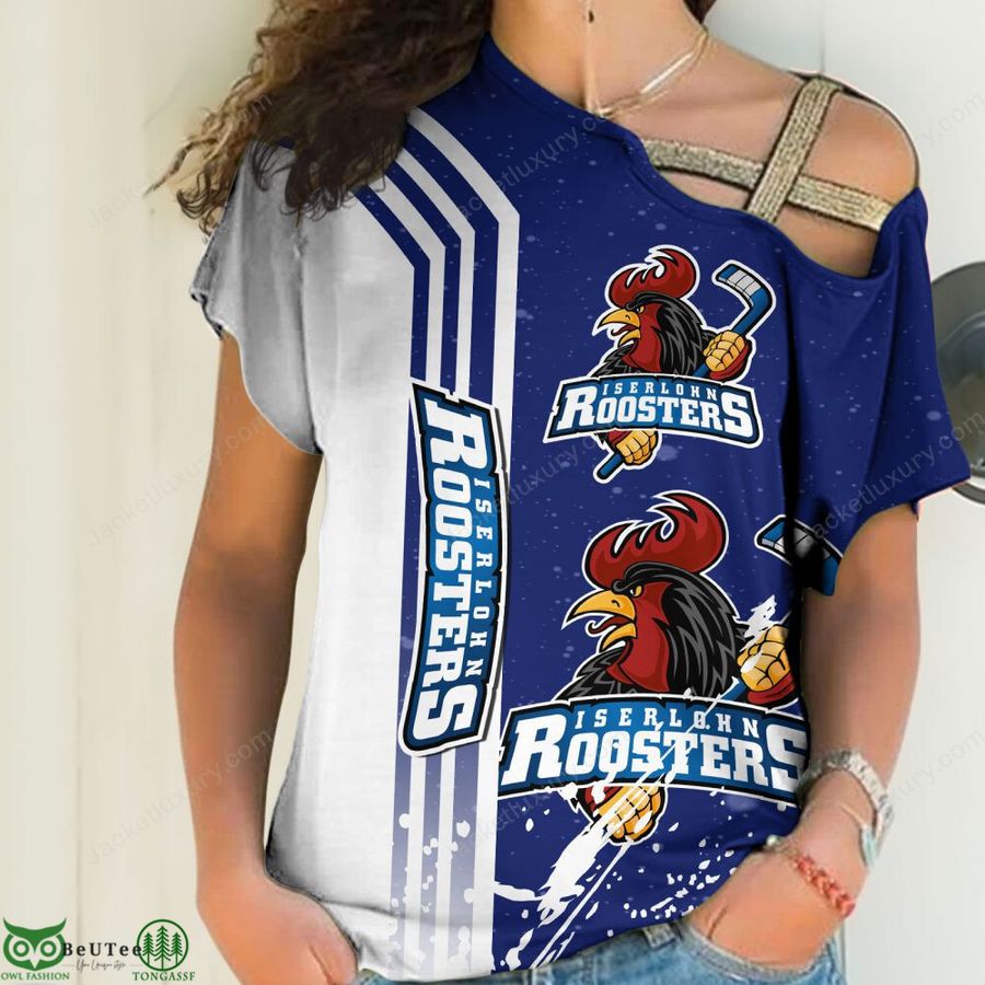 143 Iserlohn Roosters Champion Hockey league 3D Full printed Polo Hoodie T Shirt