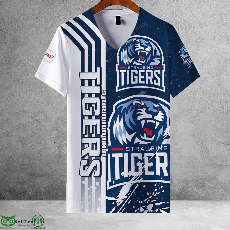 158 Straubing Tigers Champion Hockey league 3D Full printed Polo Hoodie T Shirt