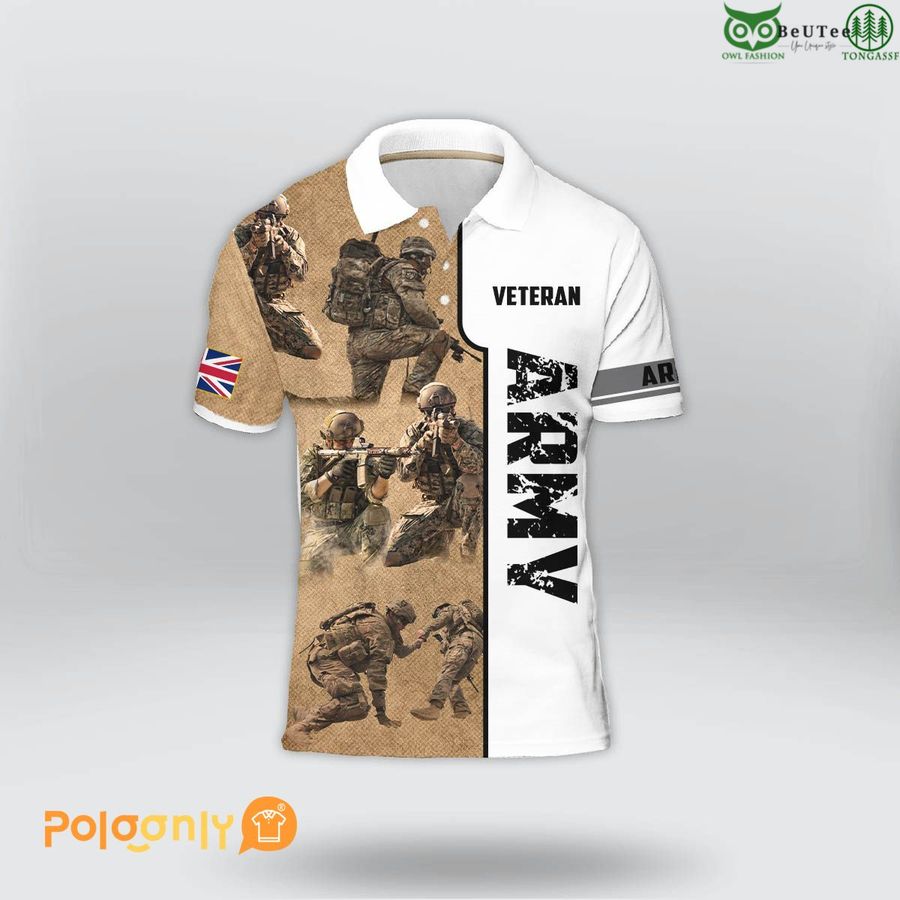 UK Veteran Army Polo Shirt 