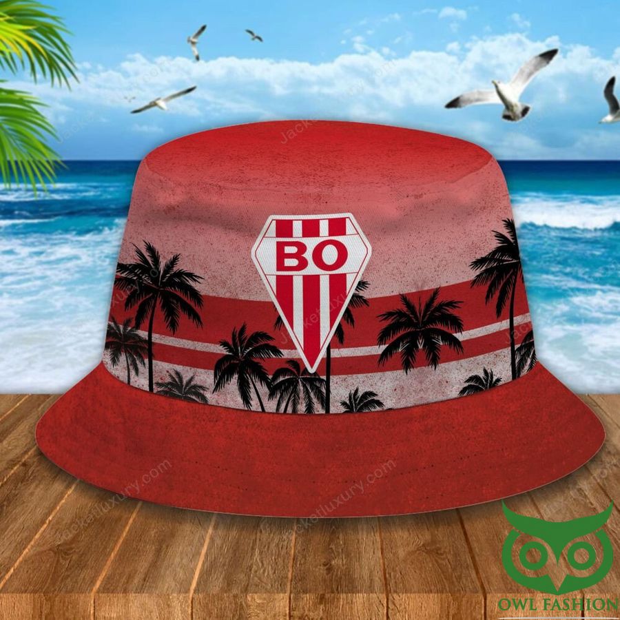 Biarritz Olympique Palm Tree Red Bucket Hat