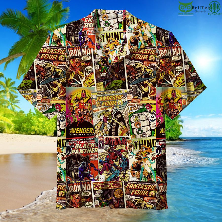 Marvel Comics Super Hero Hawaiian Shirt