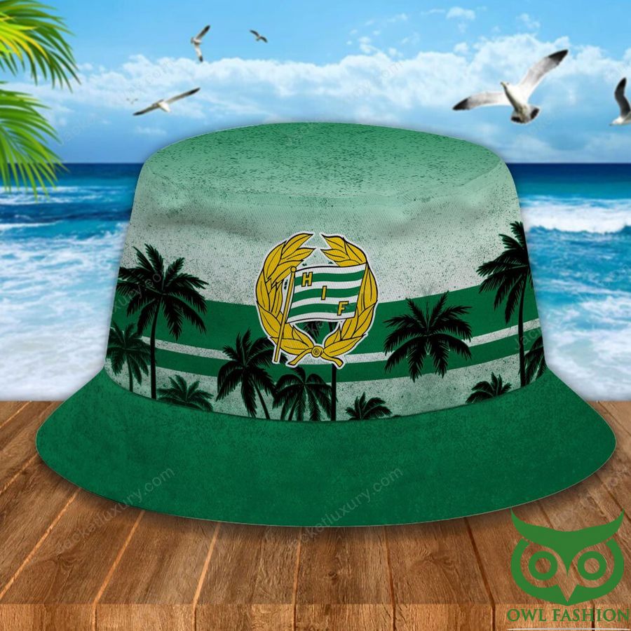 Hammarby Fotboll Palm Tree Green Bucket Hat