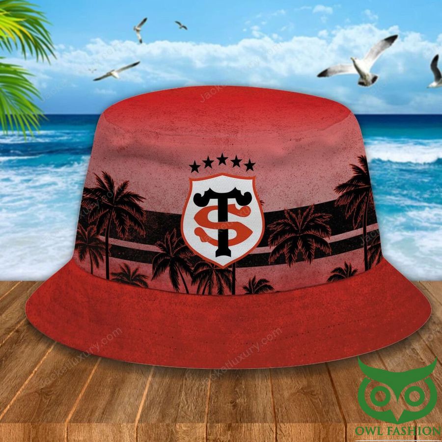 Stade Toulousain Palm Tree Red Bucket Hat