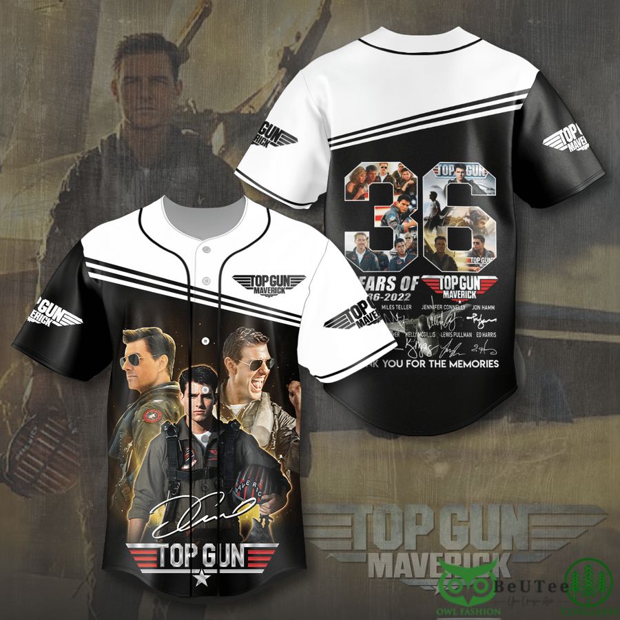 23 Top Gun Maverick Tom Cruise Actors Baseball Jersey Shirt