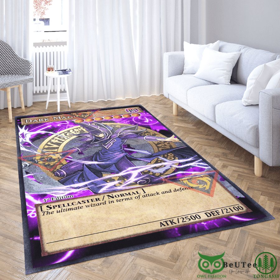 2 Dark Magician Spellcaster Purple Carpet Rug